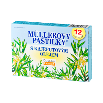 Müllerovy pastilky s kajeputovým olejem 12ks