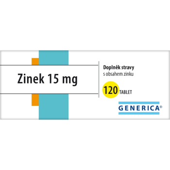 Zinek 15 mg tbl.120 Generica