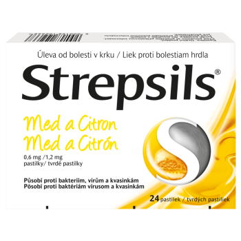 Strepsils med a citron 0.6mg/1.2mg pas.24