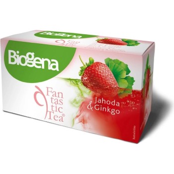 Čaj Biogena Fantastic Jahoda&Ginkgo 20x2g