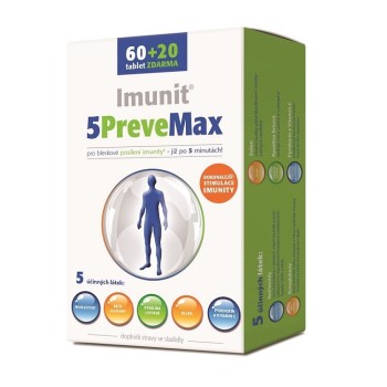 5PreveMax Imunit Nukleotidy + Betaglukan 60+20tbl