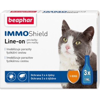 beaphar IMMO Shield Line-on kočka 1-10kg 3x1ml