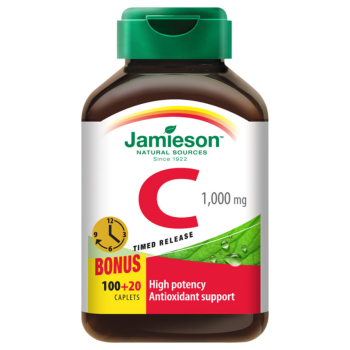 JAMIESON Vitamín C 1000mg s postup.uvol.tbl.100+20