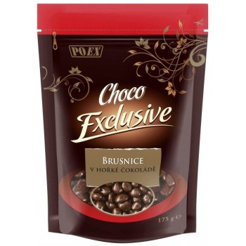 Poex Choco Exclusive Brusnice v hořké čokoládě 175g