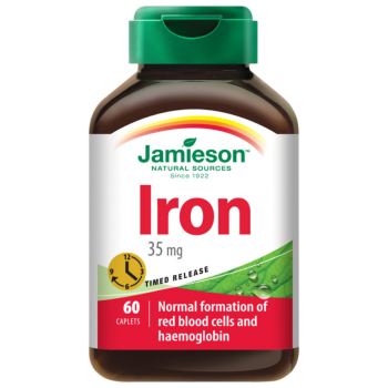 JAMIESON Železo 35 mg s postupným uvolňov.tbl.60