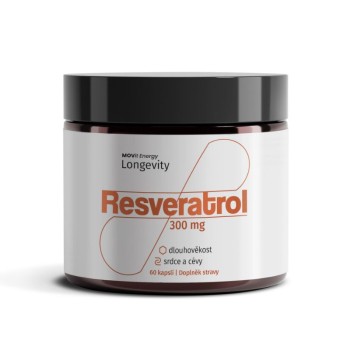 MOVit Longevity RESVERATROL 300mg 60 kapslí