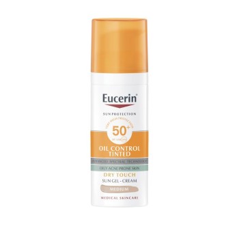 Eucerin Sun Oil Control Tinted středně tmavý SPF50+ 50ml