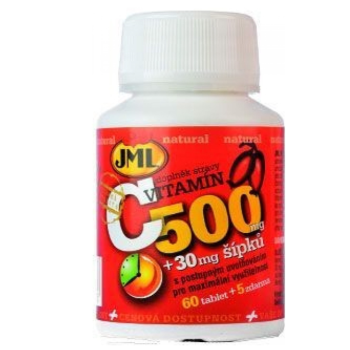 JML Vitamin C tbl.65x500mg post.uvol.s šípky