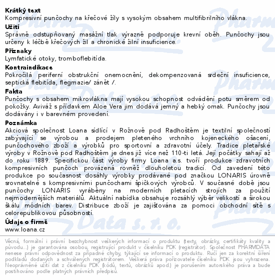 Informace o produktu:<br> Lonaris Micro-lýtk.punč. KTII 4K-ot tělová