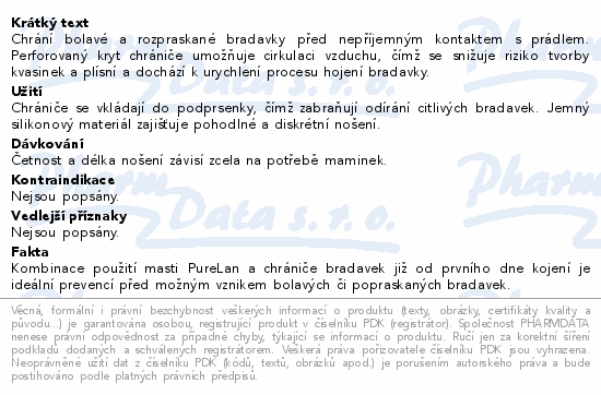 Informace o produktu:<br> MEDELA Chrániče bradavek 1pár