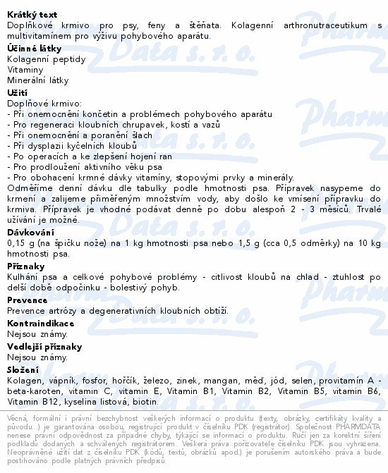 Informace o produktu:<br> Gelacan Darling 500g