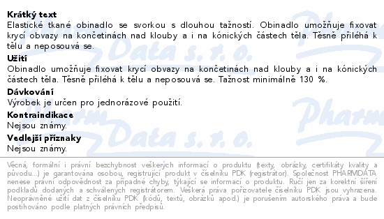 Informace o produktu:<br> Matolast superelastické fixační obinadlo 4mx6cm