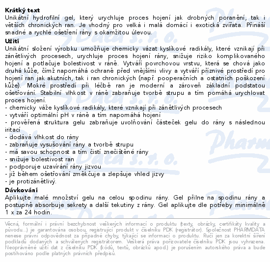 Informace o produktu:<br> ALAVIS HEMAGEL 7g
