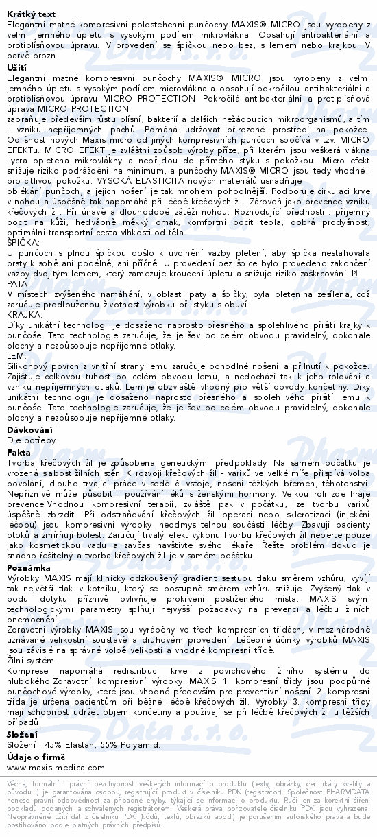 Informace o produktu:<br> Maxis MICRO polost.punč.vel.6K kraj.bronz bez šp.