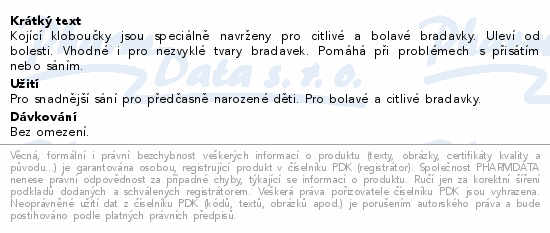 Informace o produktu:<br> Tulips kojící kloboučky 1pár vel.M