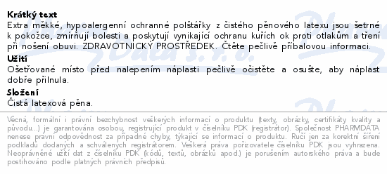 Informace o produktu:<br> Náplast WUNDmed na kuří oka 5ks