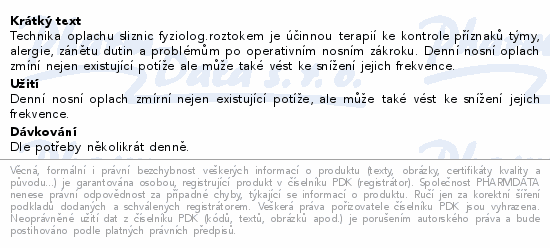 Informace o produktu:<br> Sinus Rinse náhradní sáčky 120ks