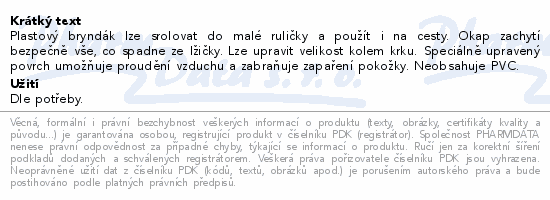 Informace o produktu:<br> Tommee Tippee Dětský bryndák mix barev 6m+