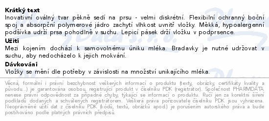 Informace o produktu:<br> Medela prsní vložky jednorázové ultratenké 30ks