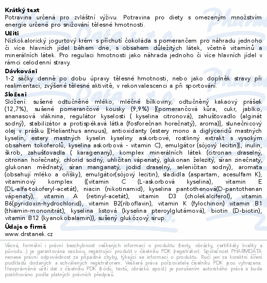 Informace o produktu:<br> Guareta Jogurt.krém přích.čoko.s pomerančem 3x54g