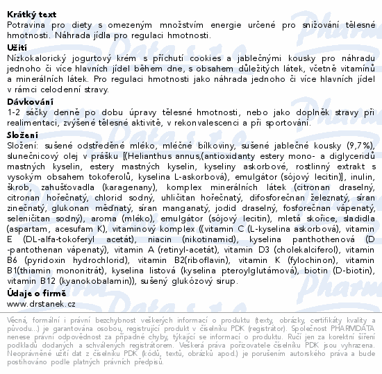 Informace o produktu:<br> Guareta Jogurt.krém s cookies a jable.kousky 3x54g