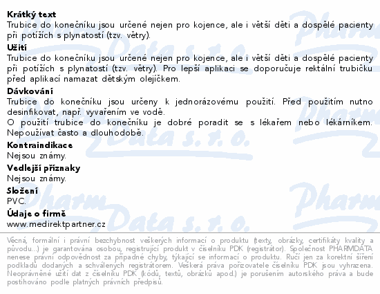 Informace o produktu:<br> Trubice do koneč. 2/4x120 c.o. 5ks 573101