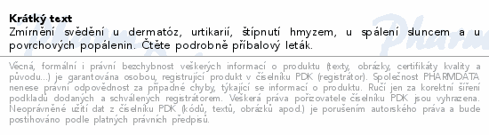 Informace o produktu:<br> Fenistil 1mg/g gel 1x30g