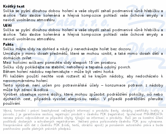 Informace o produktu:<br> Yankee Candle Cinnamon Stick vonná svíčka 567g