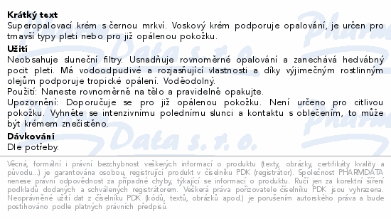Informace o produktu:<br> Delice Solaire superop.krém s černou mrkví 150ml