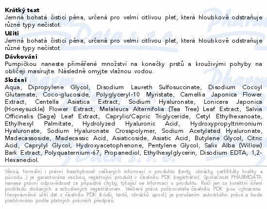 Informace o produktu:<br> Pyunkang Yul čistící pěna pro citlivou pleť 150ml