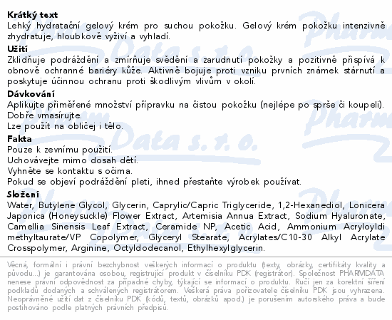 Informace o produktu:<br> Pyunkang Yul hydratační gelový krém 150ml