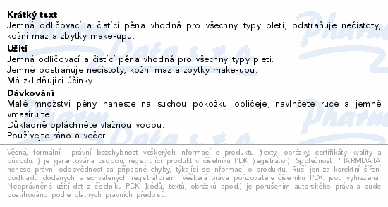 Informace o produktu:<br> Pyunkang Yul odličovací a čistící pěna 150ml