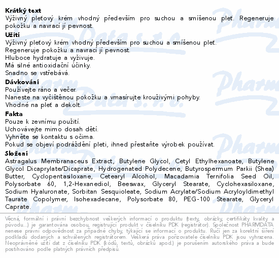 Informace o produktu:<br> Pyunkang Yul výživný pleťový krém 100ml