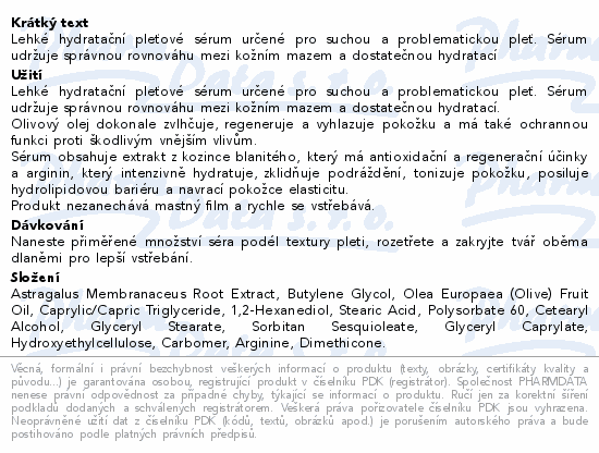 Informace o produktu:<br> Pyunkang Yul hydratační pleťové sérum 100ml