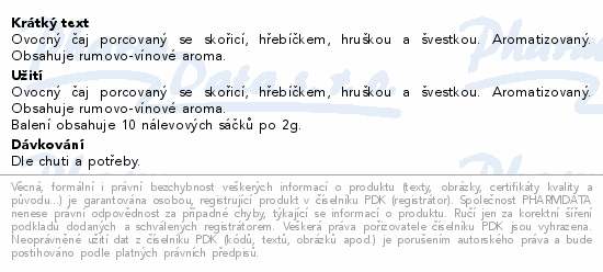Informace o produktu:<br> Megafyt Sněhová vločka 10x2g