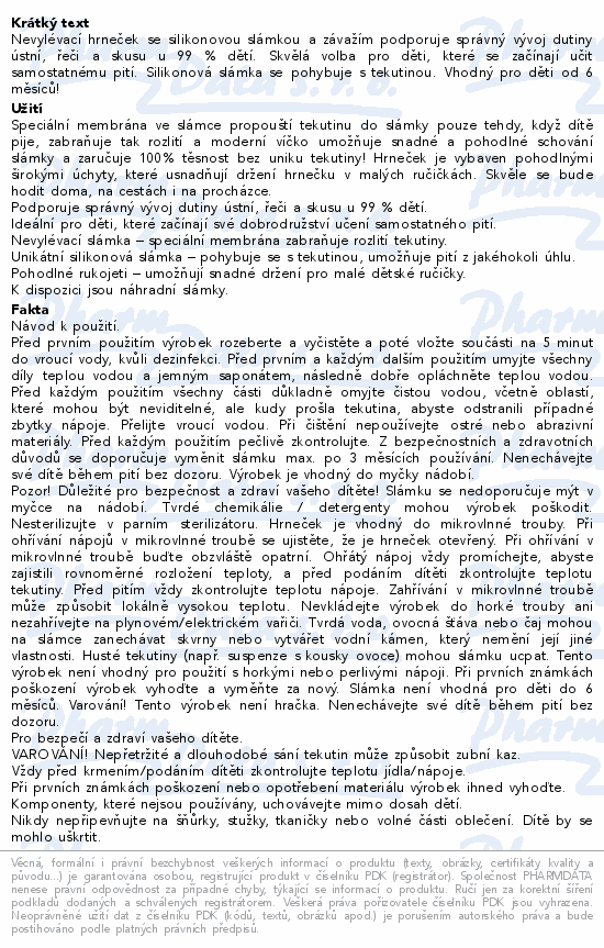 Informace o produktu:<br> Canpol babies Nevylévací hrneček 270ml šedý
