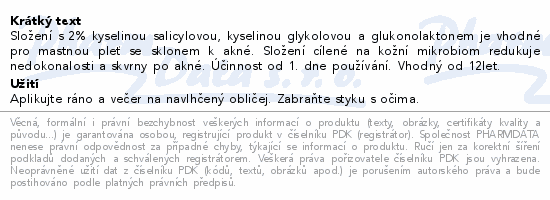 Informace o produktu:<br> Eucerin DermoPure CLINICAL exfoliační čis.gel400ml