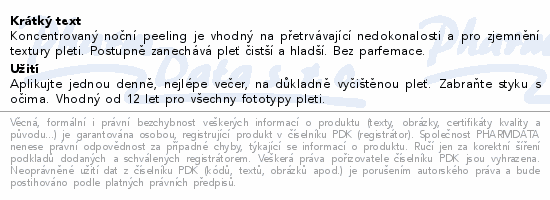 Informace o produktu:<br> Eucerin DermoPure CLINICAL 10% peeling 40ml