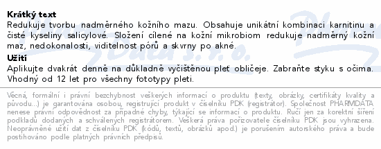 Informace o produktu:<br> Eucerin DermoPure CLINICAL zmatňující fluid 40ml