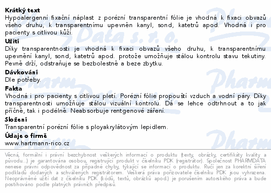 Informace o produktu:<br> Náplast OMNIFILM porézní 2.5cmx9.2m/1ks