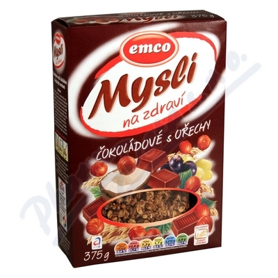 EMCO Mysli na zdraví čokoládové+lísk.ořechy 375g