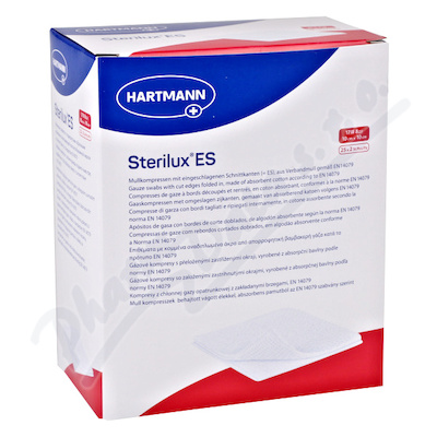 STERILUX Gáza kompr.ster. 10x10cm 8vrs.25x2ks