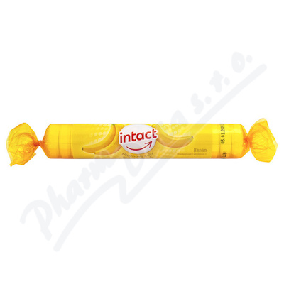 Intact rolička hroznový cukr s vit.C - banán 40g