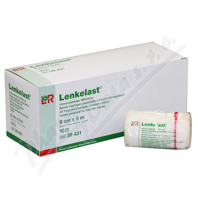 Obin. elast.Lenkelast střední tah 8cmx5m/1ks