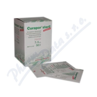 Náplast Curapor Transparent steril.7x5cm/50ks