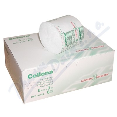Vata Cellona syntet. pod tuhé obvazy 6cmx3m 6ks