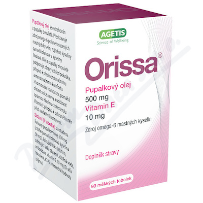 Orissa Pupalkový olej s vitaminem E cps.90