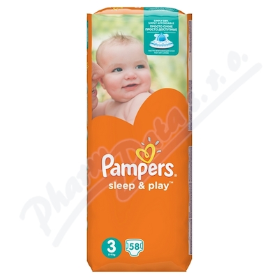 Pampers Sleep&Play 3 Midi 58ks