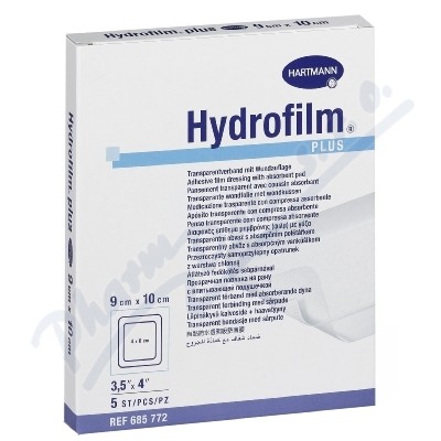 Náplast fixační HYDROFILM PLUS 9x10cm/5ks