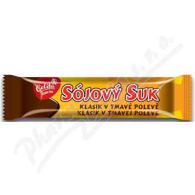 Sojový suk v tmavé polevě 50g